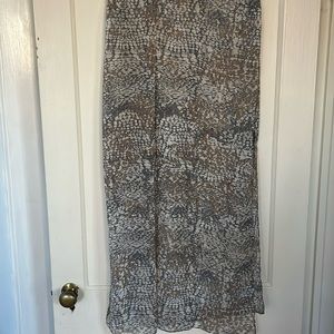 Beautiful blue and cream scarf